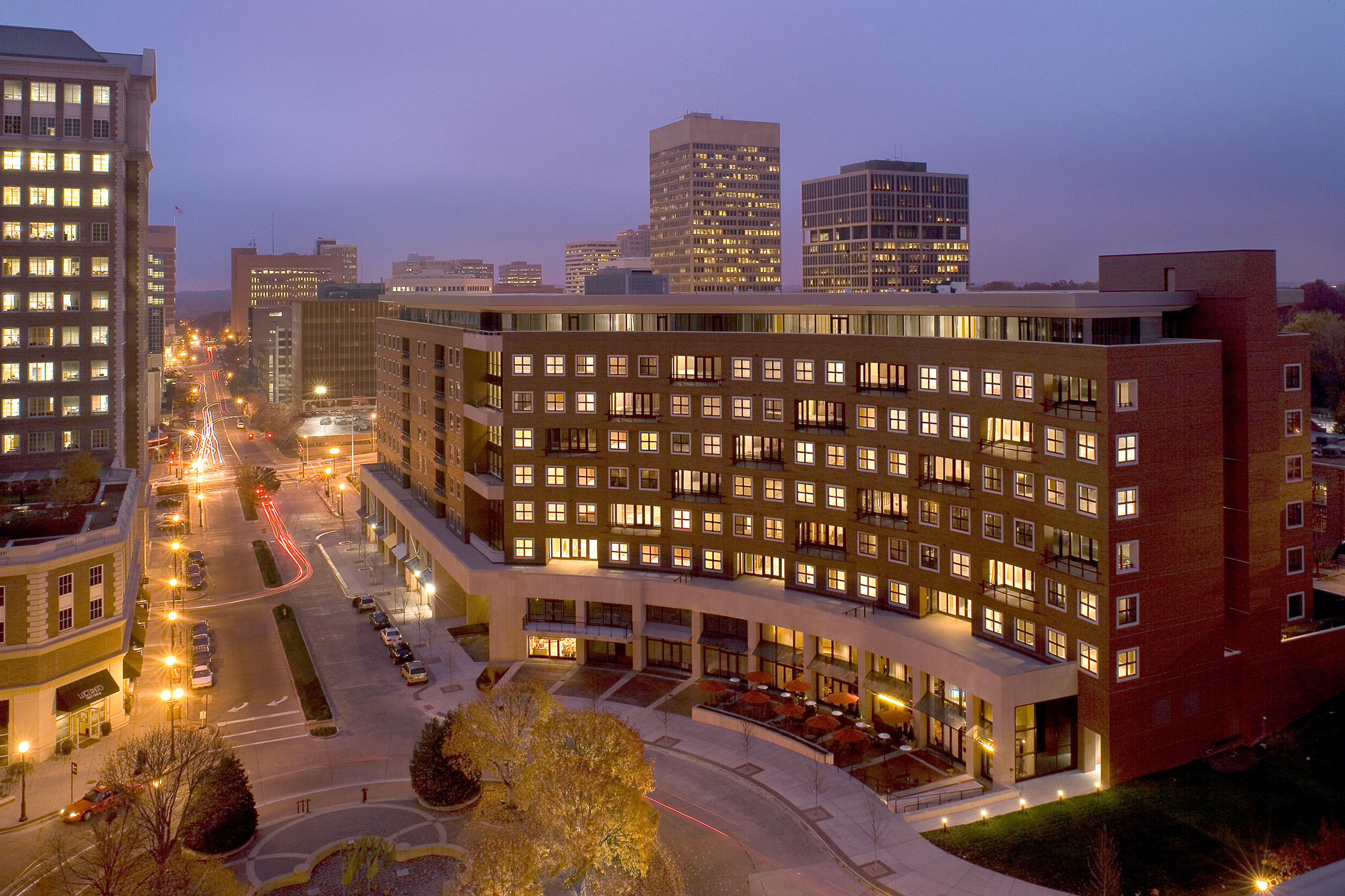 Crescent Exterior Dusk