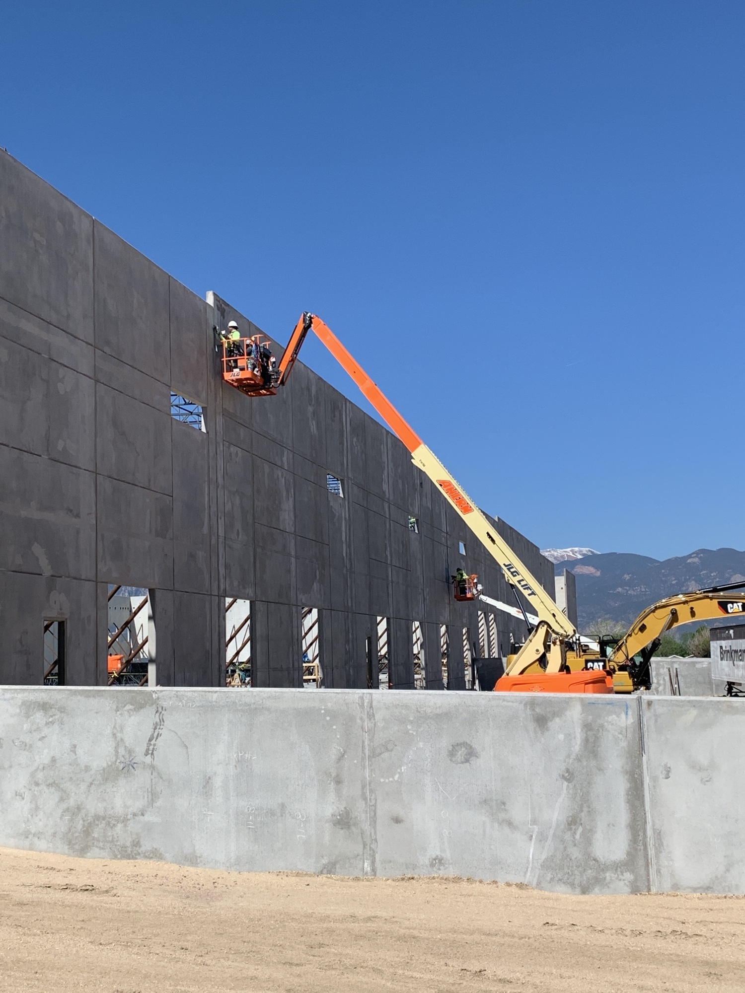 industrial warehouse construction project