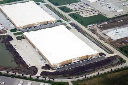 Northland Industrial Warehouse Aerial